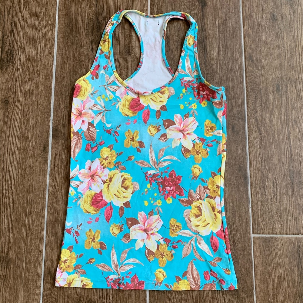 Lala Land Multi Print Athletic Tank Small